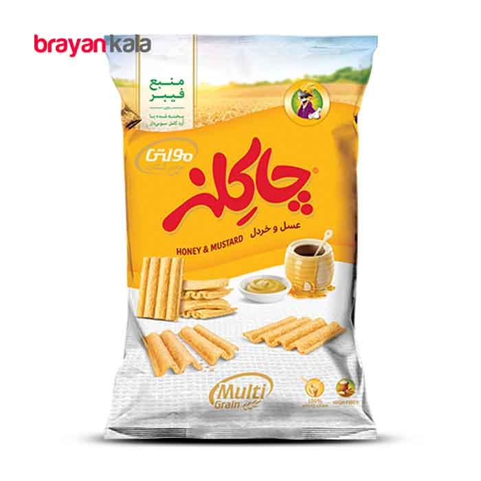 عکس اصلی اسنک غلات عسل و خردل چاکلز